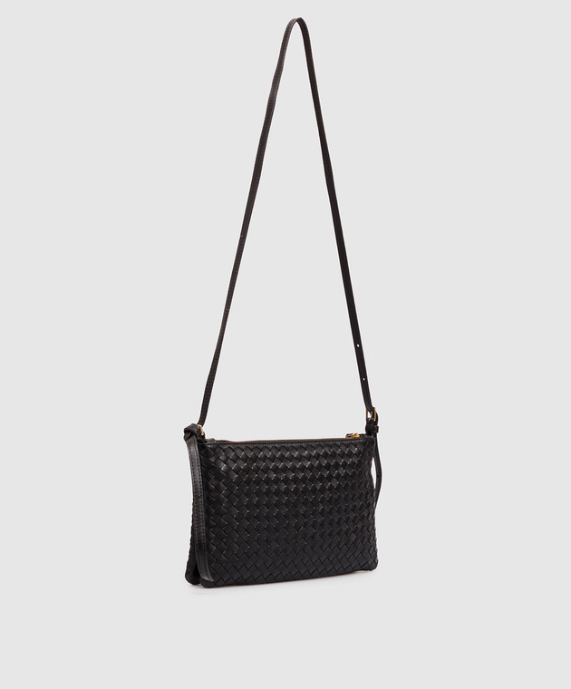 Bottega Veneta Чорна шкіряна сумка Piccolo 876625V0HW0 зображення 3