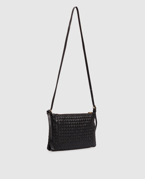 Bottega Veneta Черная кожаная сумка Piccolo 876625V0HW0