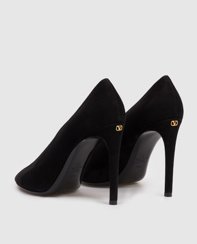 Valentino Черные замшевые туфли Révélé 8W0S0PG5UHG