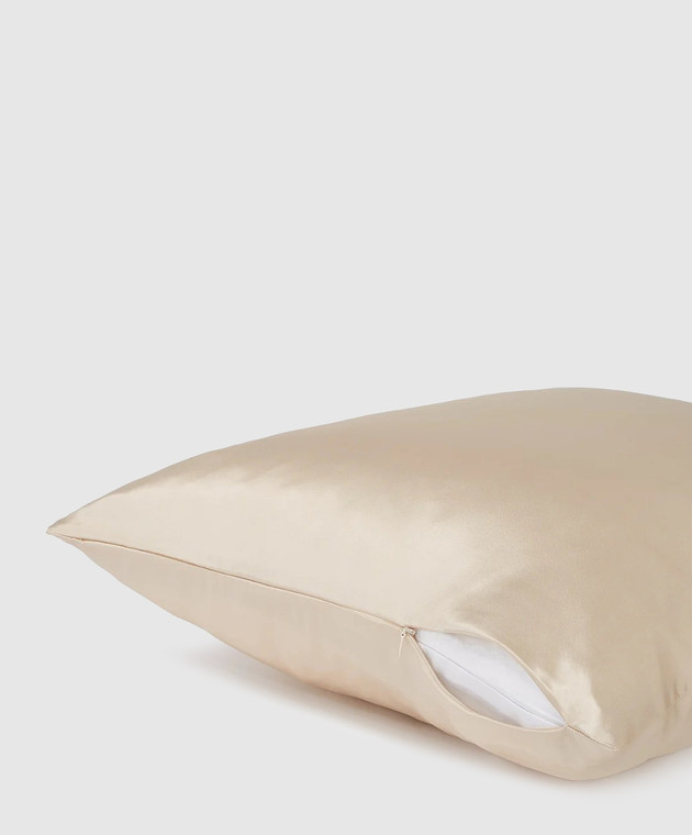 Dore & Rose Бежевая наволочка из шелка PREMIUMSILKPILLOW изображение 2