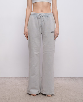 AMIRI Сірі спортивні штани з вишивкою логотипа AWBMPA1028