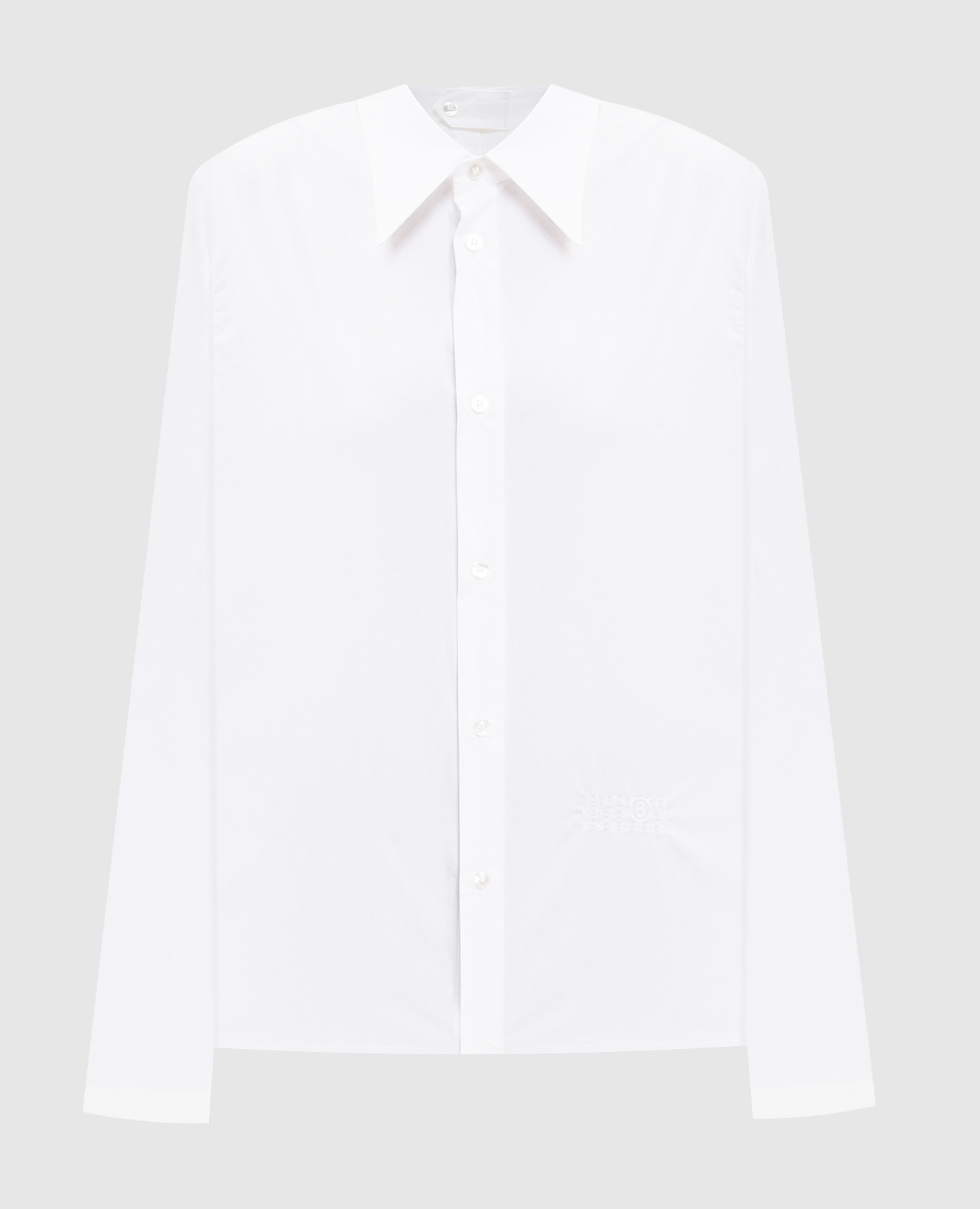 White shirt with embroidered emblem Maison Margiela MM6