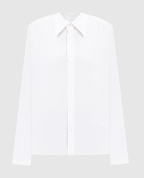 Maison Margiela MM6 Біла сорочка з вишивкою емблеми S62DT0049M35256
