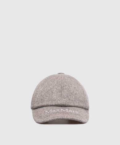 Серая кепка LANCIA из кашемира