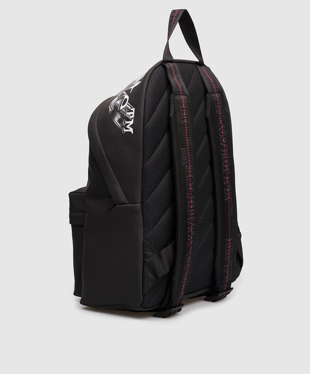 Off-White Чорний рюкзак Rubber OMNB123F25FAB005 зображення 3