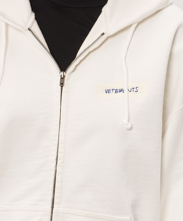 Vetements Спортивна куртка кольору айворі MH27ZU147W зображення 5