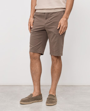 Peserico Коричневі шорти R54799T2300800