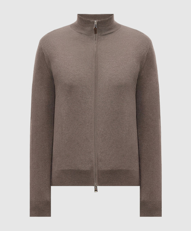 Cashmere&Whiskey Кардиган коричневого кольору з кашеміру MU867A1312525R