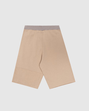 Maison Margiela MM6 Дитячі бежеві шорти з логотипом M60965MM04H