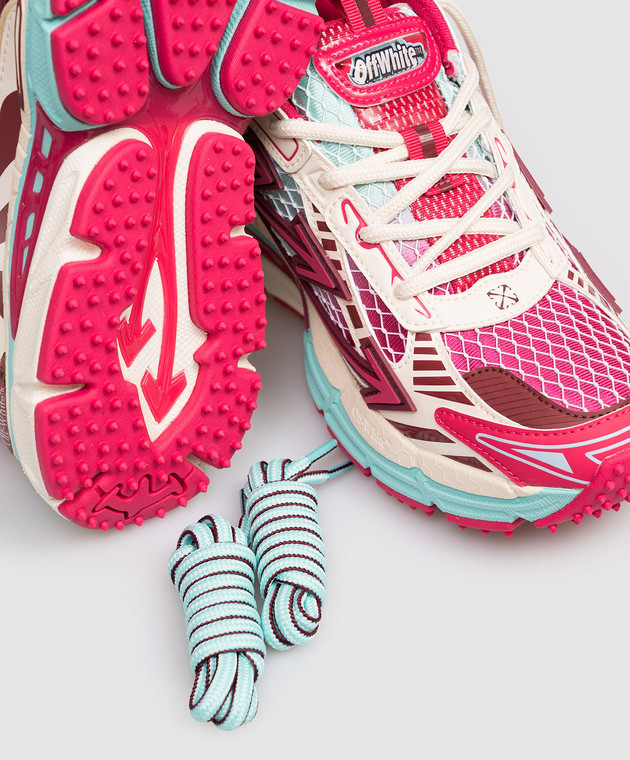 Off-White Розовые кроссовки Be Right Back OWIA289S26FAB004 изображение 5