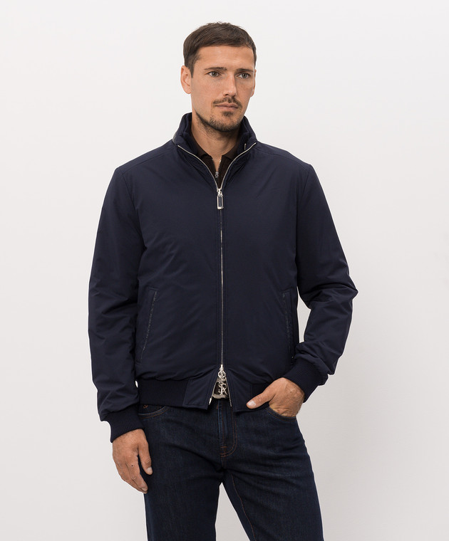 Stefano Ricci Синя куртка MDJ6300252519V зображення 3