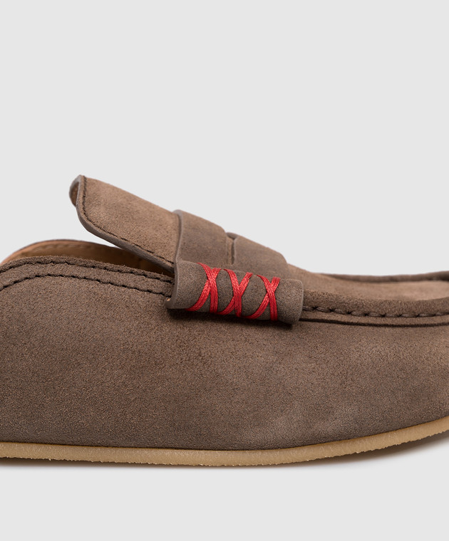 Babe Pay Pls Коричневі замшеві мюлі SABOT зображення 5