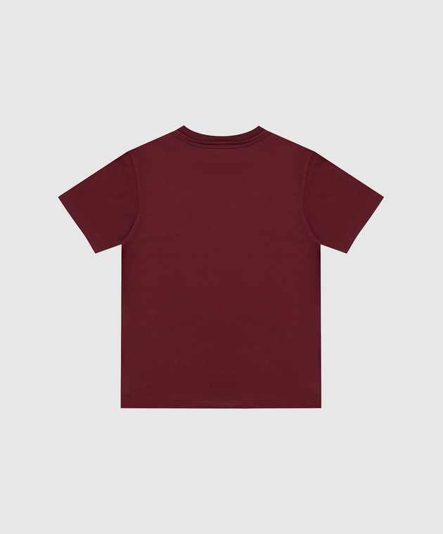 Dolce&Gabbana Детская футболка с вышивкой логотипа L4JTHUG7QK126 изображение 2
