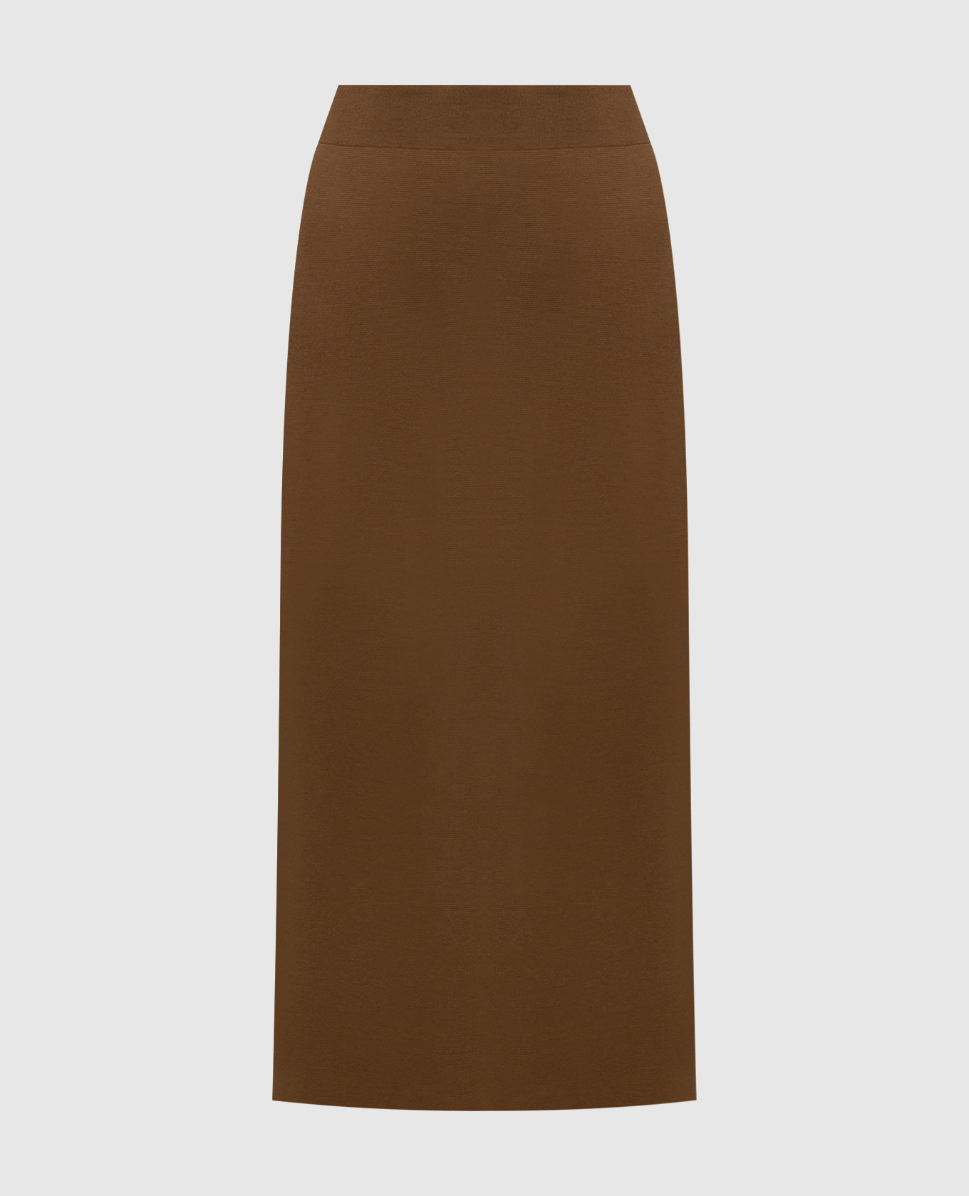 Коричневая юбка SONNI из шерсти