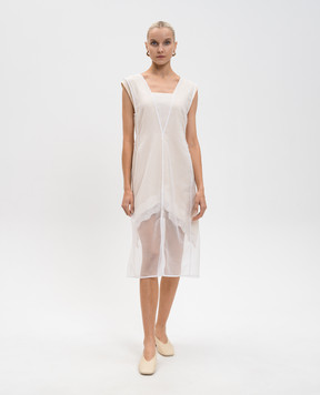 Jil Sander Бежевое платье из шерсти J03CT0536J70211