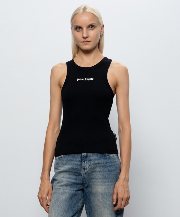 Palm Angels Черная майка PAWAC004JR001 изображение 3