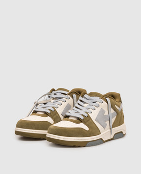 Off-White Кожаные кроссовки Out Of Office с тиснением логотипа OF05730310