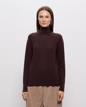 Peserico Бордовый гольф из шерсти S99505F14K09770