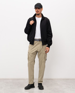 C.P. Company Бежеві штани карго з патчем логотипа MPA255A006439G