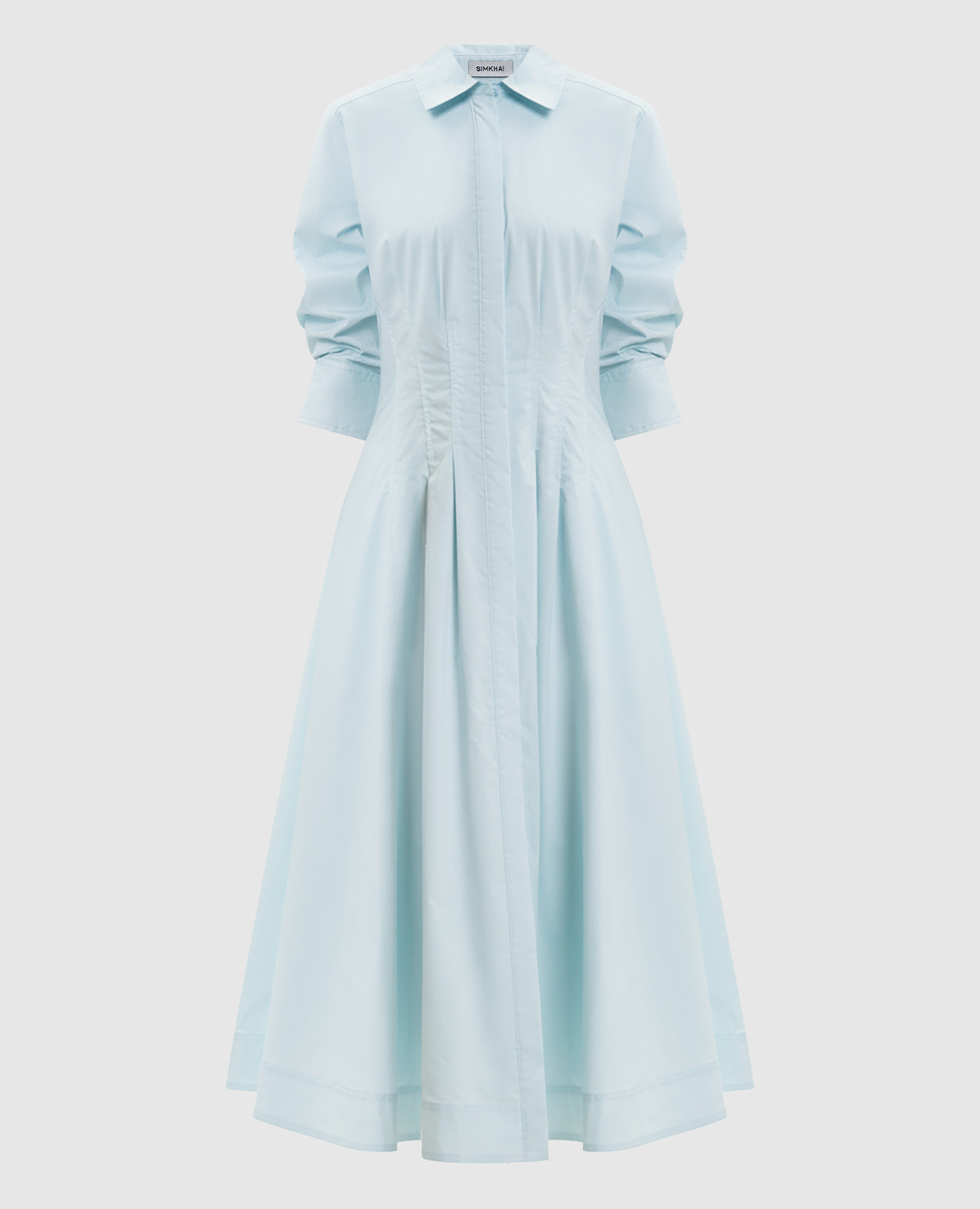 

Голубое платье-рубашка Jazz, Голубой, Повседневные платья