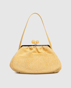 Max Mara Weekend Жовта плетена сумка FORTUNA WKAFORTUNA