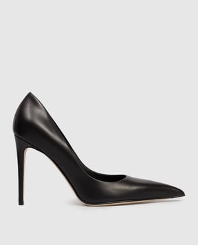 Alexander McQueen Чорні шкіряні туфлі 852023WIAJU