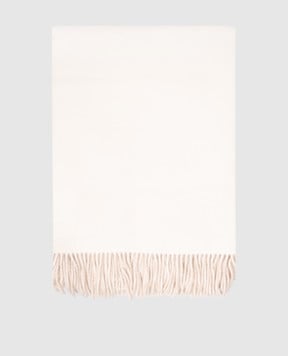 Brunello Cucinelli Двосторонній плед з кашеміру з бахромою MPLA98162L