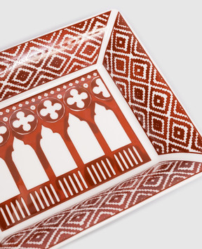 Geminiano Cozzi 1765 Біла порцелянова тарілка для дрібниць Venezia в подарунковій коробці AEBMC80209073