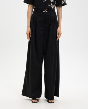 Twinset Черные брюки с поясом 261TT2162