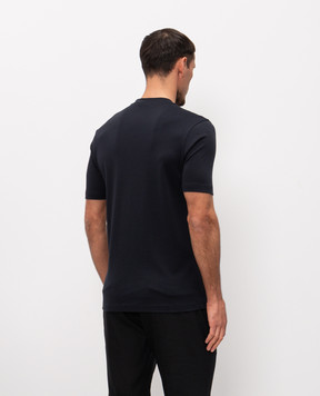 Stefan Brandt Синя футболка з бавовни ELIDELUXE185