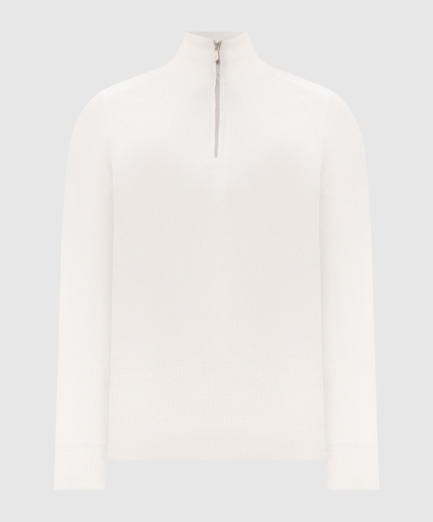 Brunello Cucinelli Белый джемпер M29400104