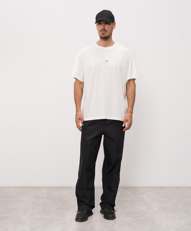 Maison Margiela MM6 Біла футболка з нашивкою SH0GC0071M20258 зображення 2