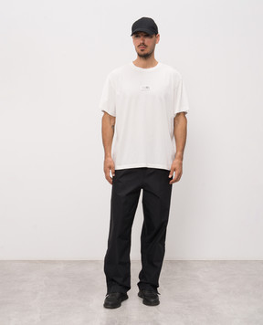 Maison Margiela MM6 Біла футболка з нашивкою SH0GC0071M20258