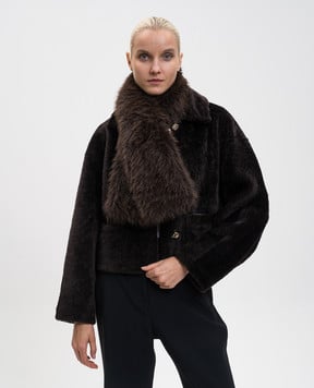 Max Mara Weekend Коричневий шарф CABRAS CABRAS1234
