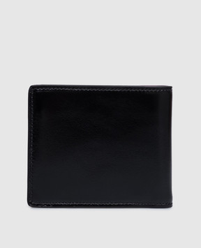 Versace Чорне шкіряне портмоне Severe DPU67371A18568