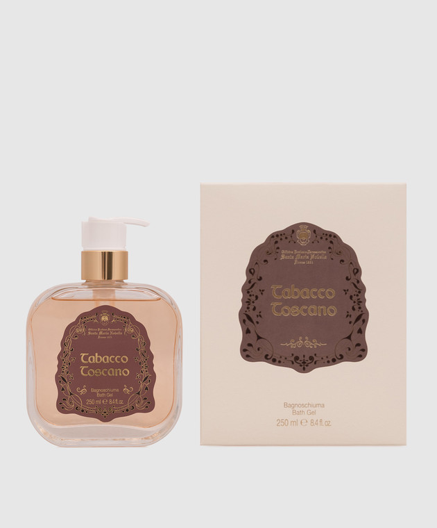 Santa Maria Novella Гель для душу Tobacco Toscano в скляній ємності 250 мл 32312021 зображення 2
