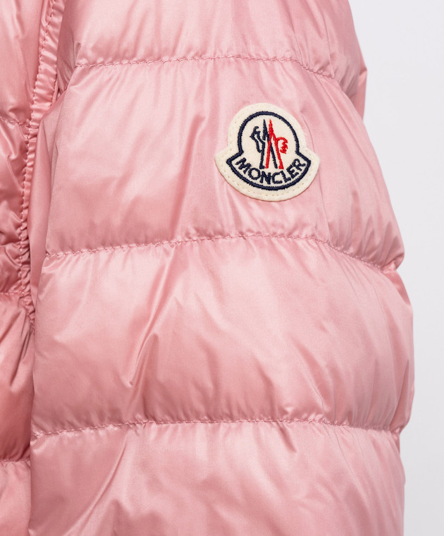 Moncler Розовая пуховая куртка Fouine L20931A00023597YG изображение 5
