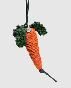 JW Anderson Вязаный брелок для сумки в форме моркови AC0424FA0496