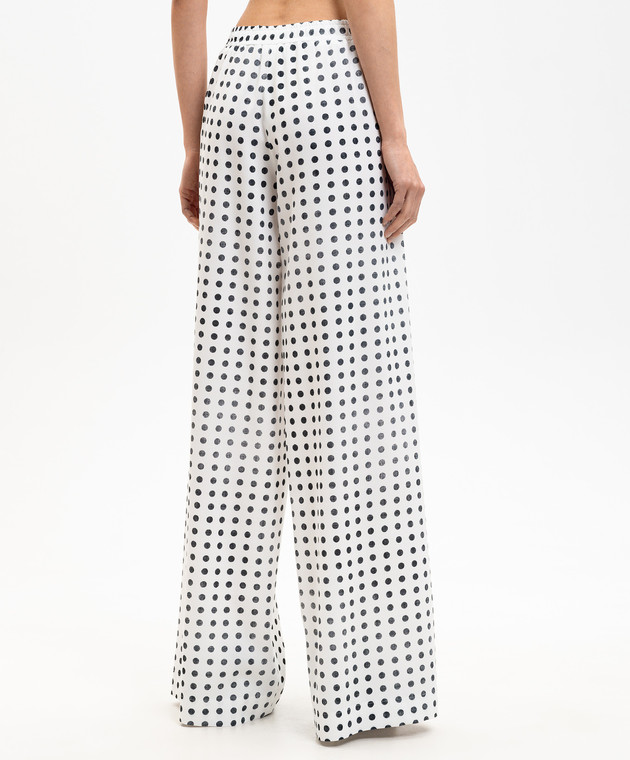 Ermanno Scervino Білі штани в горох D482P756YGU зображення 4