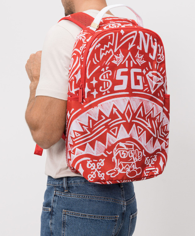 Sprayground Дитячий червоний рюкзак NITRO STATIC 910B8563NSZ зображення 2