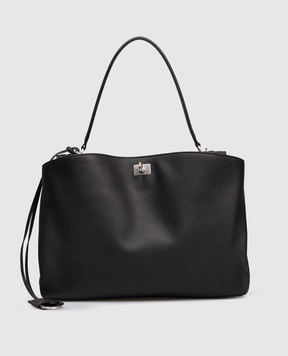 Balenciaga Черная кожаная сумка Rodeo 7897722ABV6