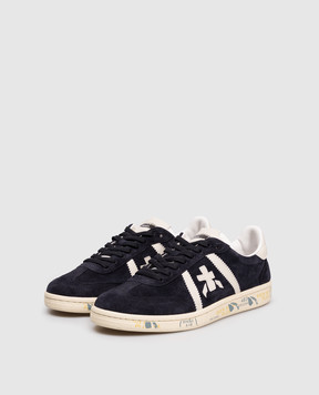 Premiata Синие замшевые кроссовки BONNIE BONNIE
