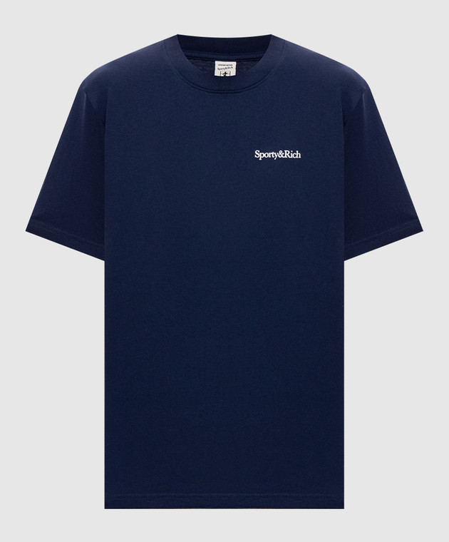 Sporty & Rich Синяя футболка TO11984300BL106w