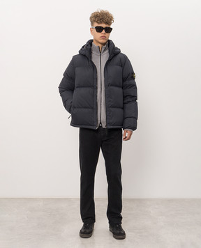 Stone Island Синий пуховик L2S154100013S0483