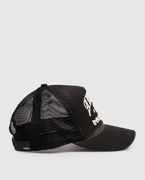 AMIRI Чорна кепка AMIRI HOLLYWOOD TRUCKER AMSAHE1041