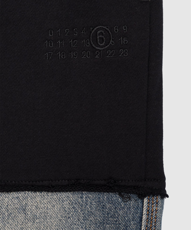 Maison Margiela MM6 Дитячі джинси подвійної конструкції M61084MM09G зображення 3