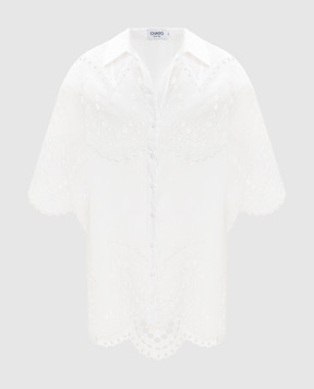 Charo Ruiz Белая удлиненная блуза Tao 263201