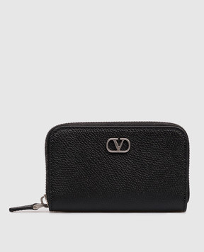 Valentino Чорний шкіряний гаманець VLogo 9Y2P0AY3UAG
