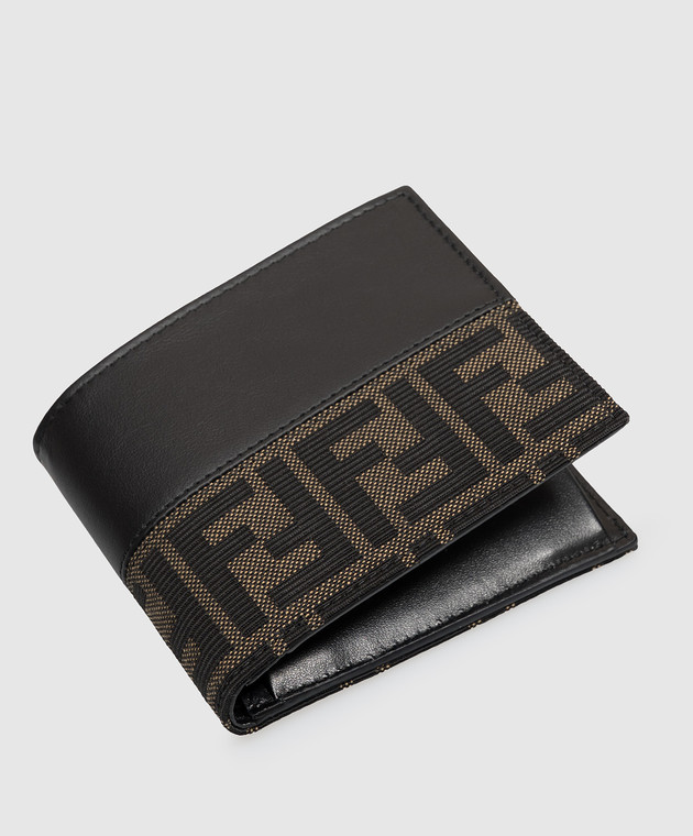 Fendi Черное комбинированное портмоне 7M0001B139 изображение 4