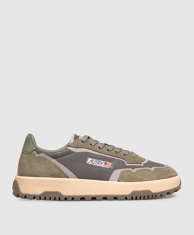 AUTRY Зеленые комбинированные кроссовки WILDPACE LDLMAK02